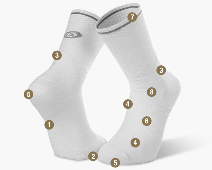 Socks TEAM ELITE white